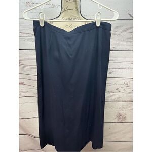 Kasper And Conpany A.S.L size 8 long navy blue skirt - 2991‎